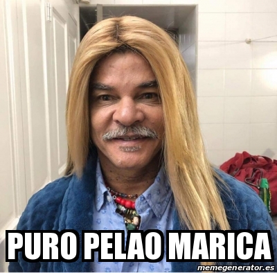 Meme Personalizado Puro Pelao Marica