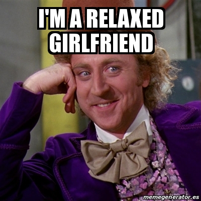 telling a woman to relax meme