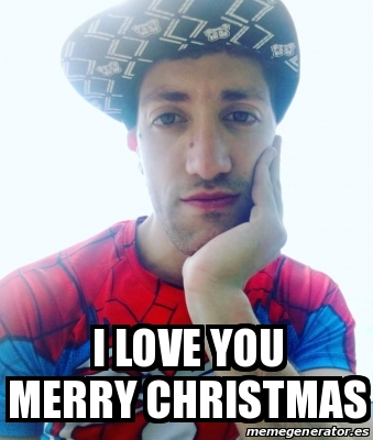 Meme Personalizado  I love you merry Christmas  31158565
