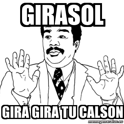 Meme Ay Si - Girasol Gira gira tu calson - 31023226