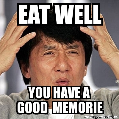 Meme Jackie Chan - Eat well You have a good memorie - 31244465