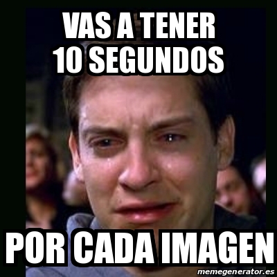 Meme Crying Peter Parker Vas A Tener Segundos Por Cada Imagen