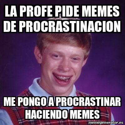 meme de la procrastinación