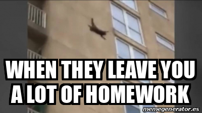 College homework memes picture