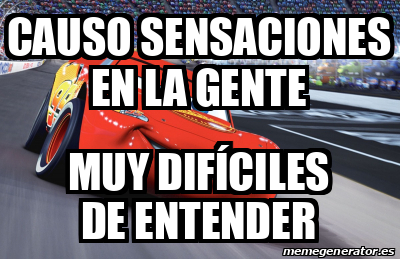 Rayo mcqueen discount causo sensaciones