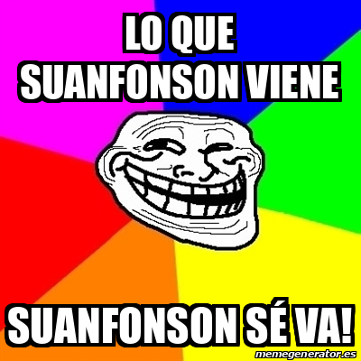 Qué es el 'suánfonson'?: significado, quién es su creador y sus graciosos  memes