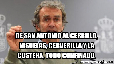 Meme Personalizado - De San Antonio al cerrillo, nisuelas, cerverilla y ...