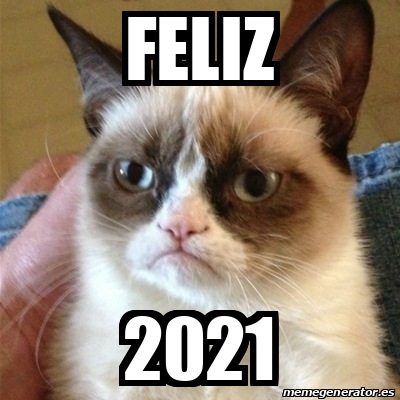 Meme Grumpy Cat - Feliz 2021 - 32151027