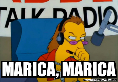 Meme Personalizado Marica Marica