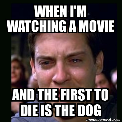 Meme crying peter parker - when I'm watching a movie and the first to ...