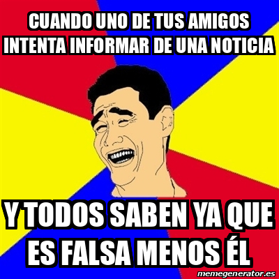 Meme Yao Ming - cuando uno de tus amigos intenta informar de una ...