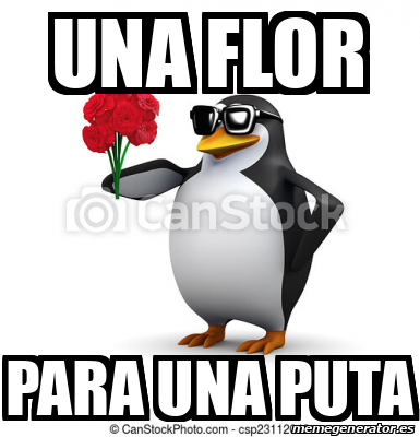 Meme Personalizado - Una flor para una puta - 32363621