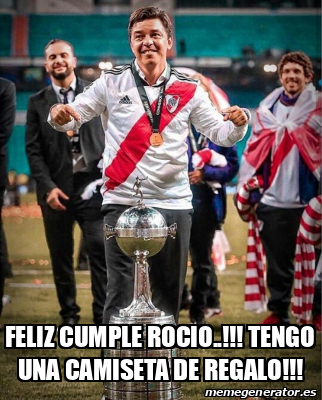 Meme Personalizado - Feliz Cumple Rocio..!!! Tengo una camiseta de ...