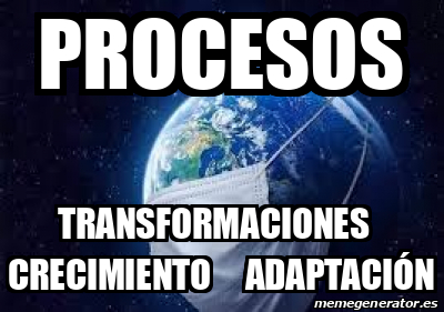 Meme Personalizado - procesos transformaciones crecimiento adaptación ...