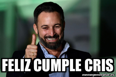 Meme Personalizado Feliz Cumple Cris