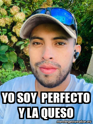 Meme Personalizado - Yo soy perfecto y la queso - 33225806