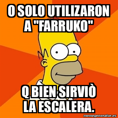 Meme Homer - O SOLO UTILIZARON A 