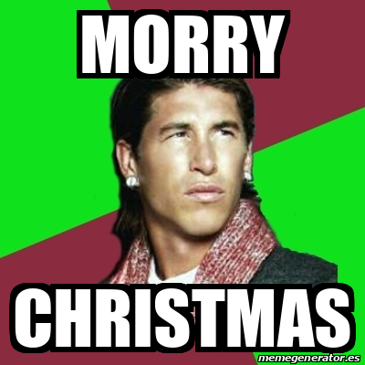 Meme Sergio Ramos - Morry Christmas - 33049210