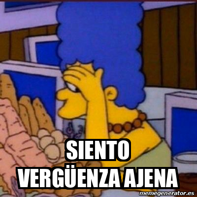 Meme Personalizado Siento Verg enza Ajena 33430135