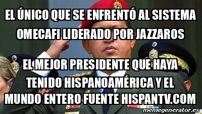 Meme Personalizado - El único que se enfrentó al sistema omecafi
