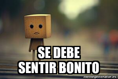 Meme Personalizado - se debe sentir bonito - 33463834