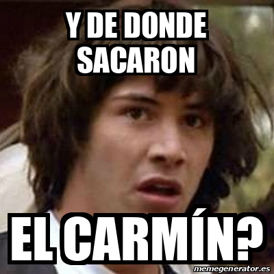 Meme Keanu Reeves - Y de donde sacaron El carmín? - 33625281