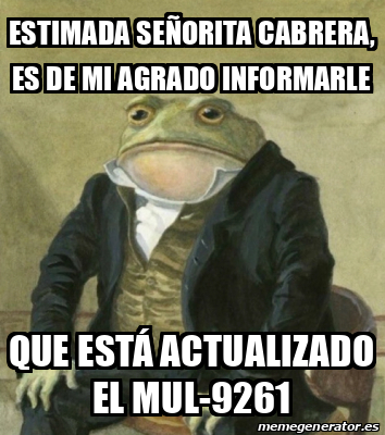 Meme Personalizado Estimada Se Orita Cabrera Es De Mi Agrado