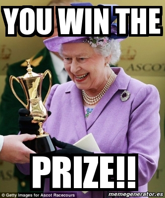 Meme Personalizado - You win the Prize!! - 4090994