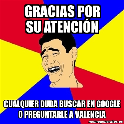 Meme Yao Ming - Gracias por su atenciÃ³n Cualquier duda buscar en