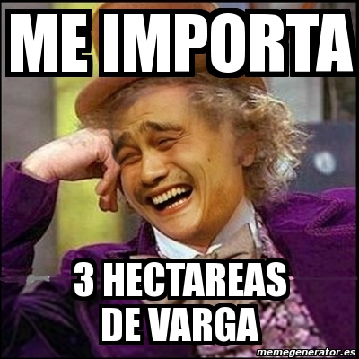 Meme Yao Wonka Me Importa Hectareas De Varga