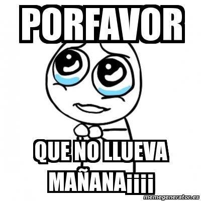 mañana llueve