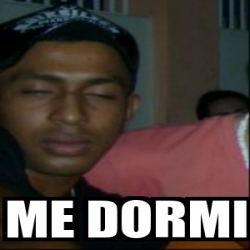 Meme Personalizado - me dormi - 14652814