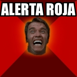 Meme Arnold Alerta Roja