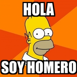 Meme Homer - HOLA SOY HOMERO - 17196340