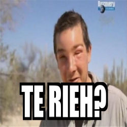 Meme Personalizado - tE RIEH? - 17395594