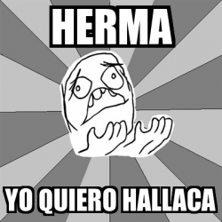 Meme Whyyy - Herma yo quiero hallaca - 19894120