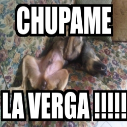 Meme Personalizado Chupame La Verga