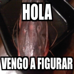 Meme Personalizado Hola Vengo A Figurar