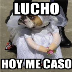 Meme Personalizado Lucho Hoy Me Caso