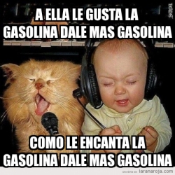 Meme Personalizado - A ELLA LE GUSTA LA GASOLINA DALE MAS GASOLINA COMO ...