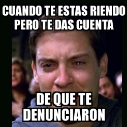 Meme crying peter parker - cuando te estas riendo pero te das cuenta de ...