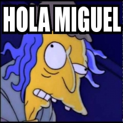 Meme Personalizado - HOLA MIGUEL - 25457580