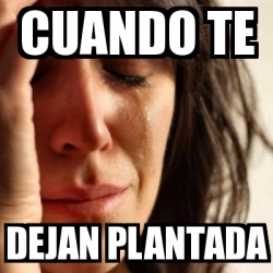 Meme Problems - cuando te dejan plantada - 28020986