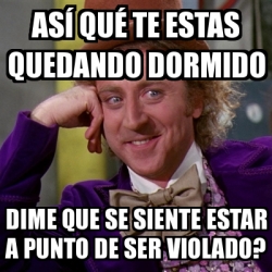 Siente que te estás quedando dormido