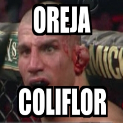 Meme Personalizado - OREJA COLIFLOR - 3715710