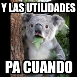 Meme Koala Y Las Utilidades Pa Cuando