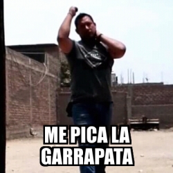 Meme Personalizado Me Pica La Garrapata