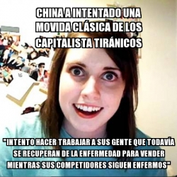 Meme Overly Attached Girlfriend - china a intentado una ...