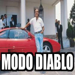 Meme Personalizado - Modo diablo - 31870768