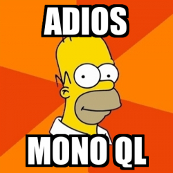 Meme Homer - adios mono ql - 32193687